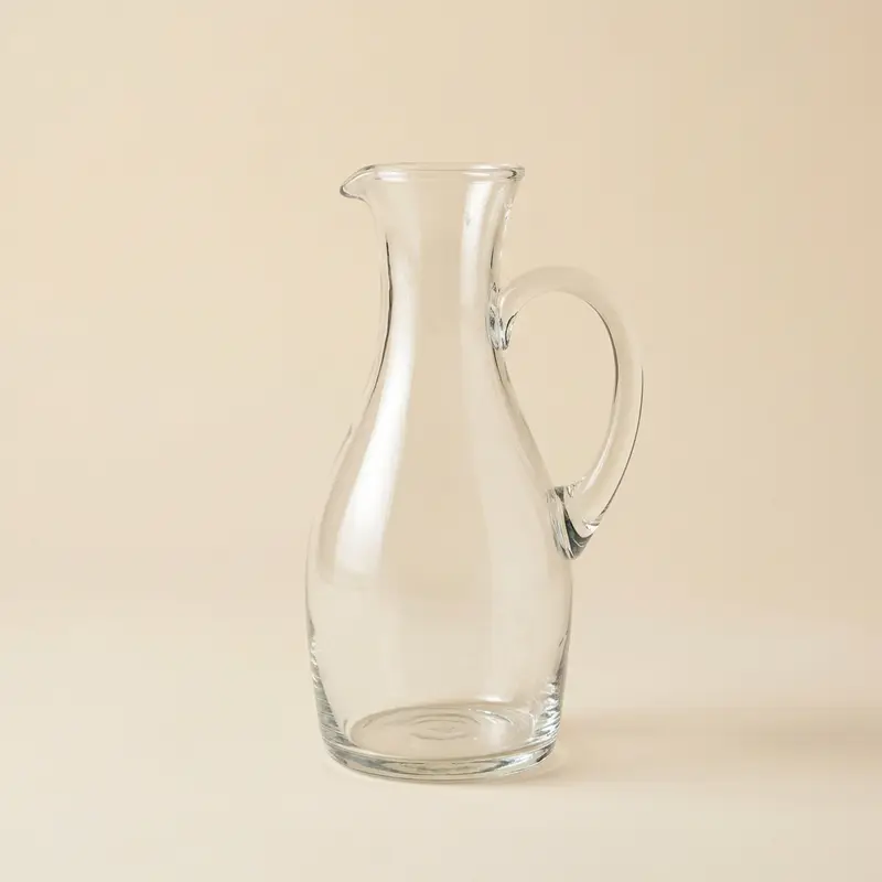 Fenn hand-blown carafe in Clear