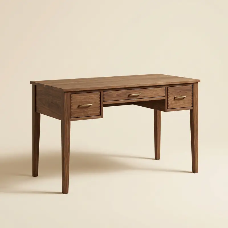Wexley walnut writing desk in Walnut